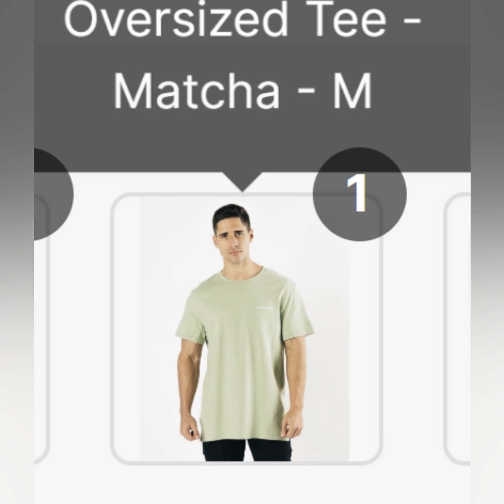 Alpahlete Athletics - Heavy Cotton Oversized SS Tee - Matcha - M